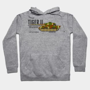 Tiger II 213 La Gleize Battle of the Bulge Hoodie